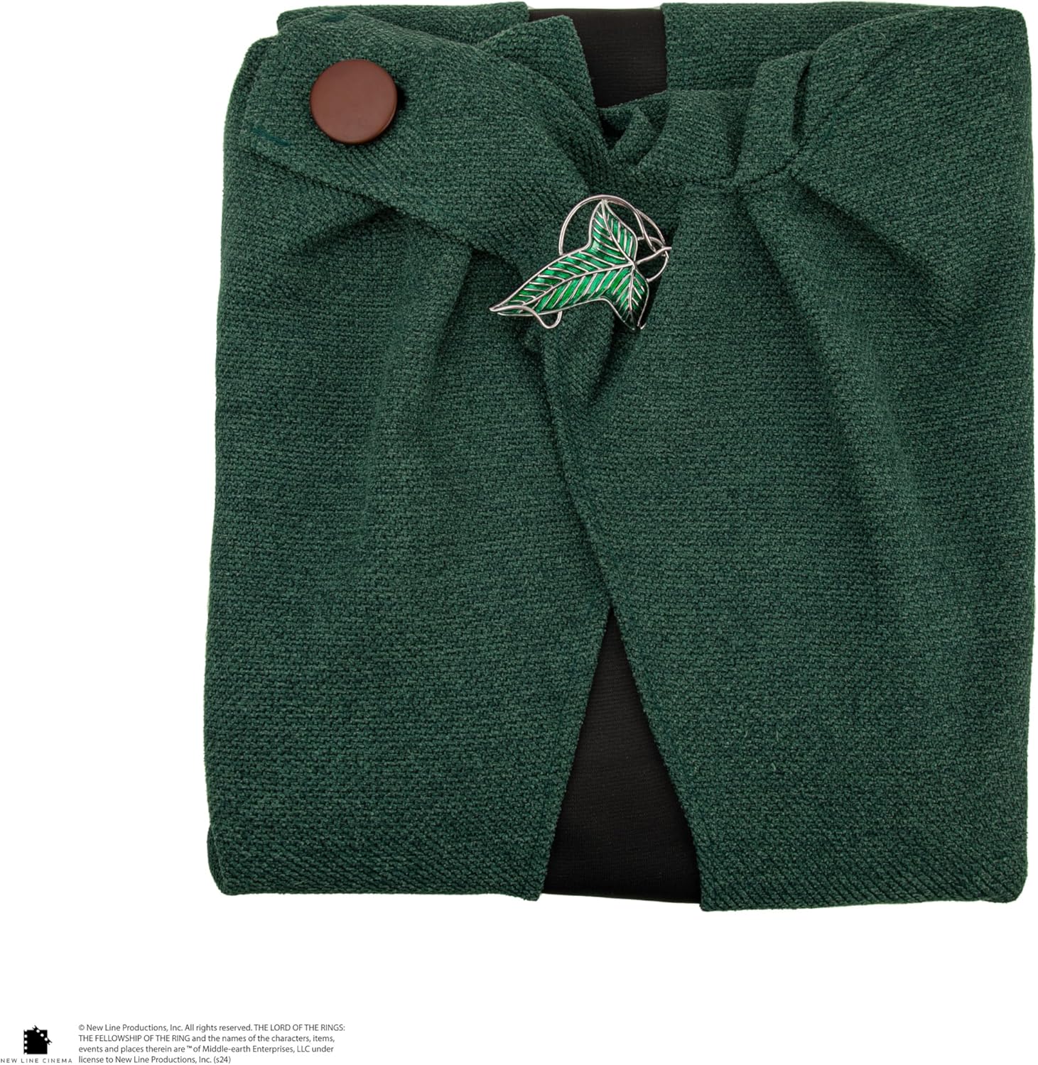 Cinereplicas Lord of the Rings Hobbit Cape and Lorien Leaf Brooch Included, Size M/L, Officially Licensed