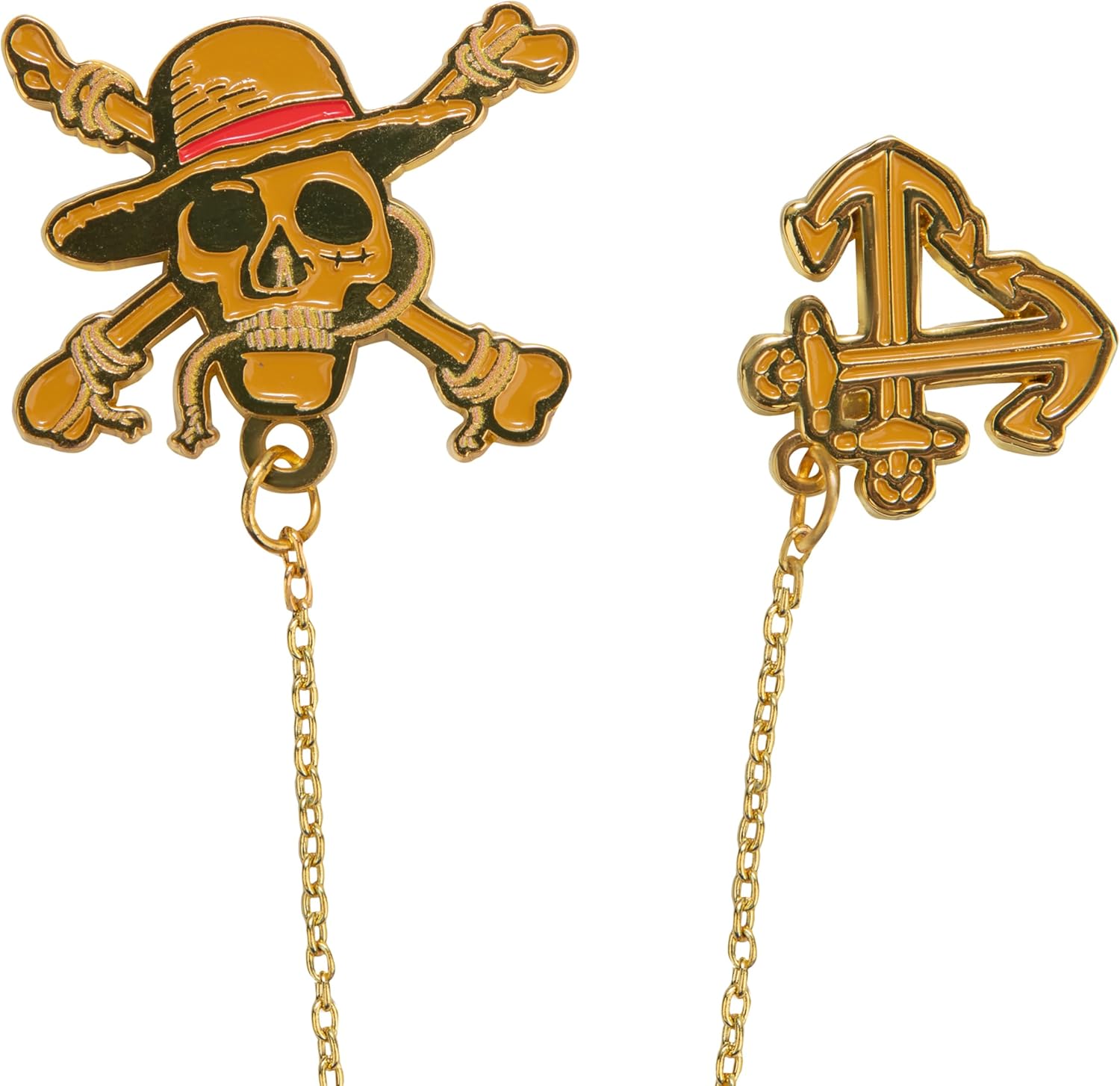 Cinereplicas One Piece - Luffy Bookmark Chain - Official License, 100% Zinc Alloy, zinc