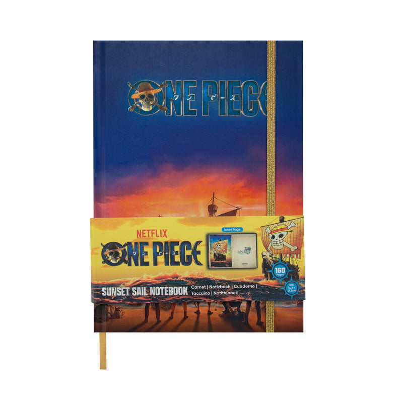 Cinereplicas One Piece - Sunset Sail Hardcover Notebook - 160p - Official License