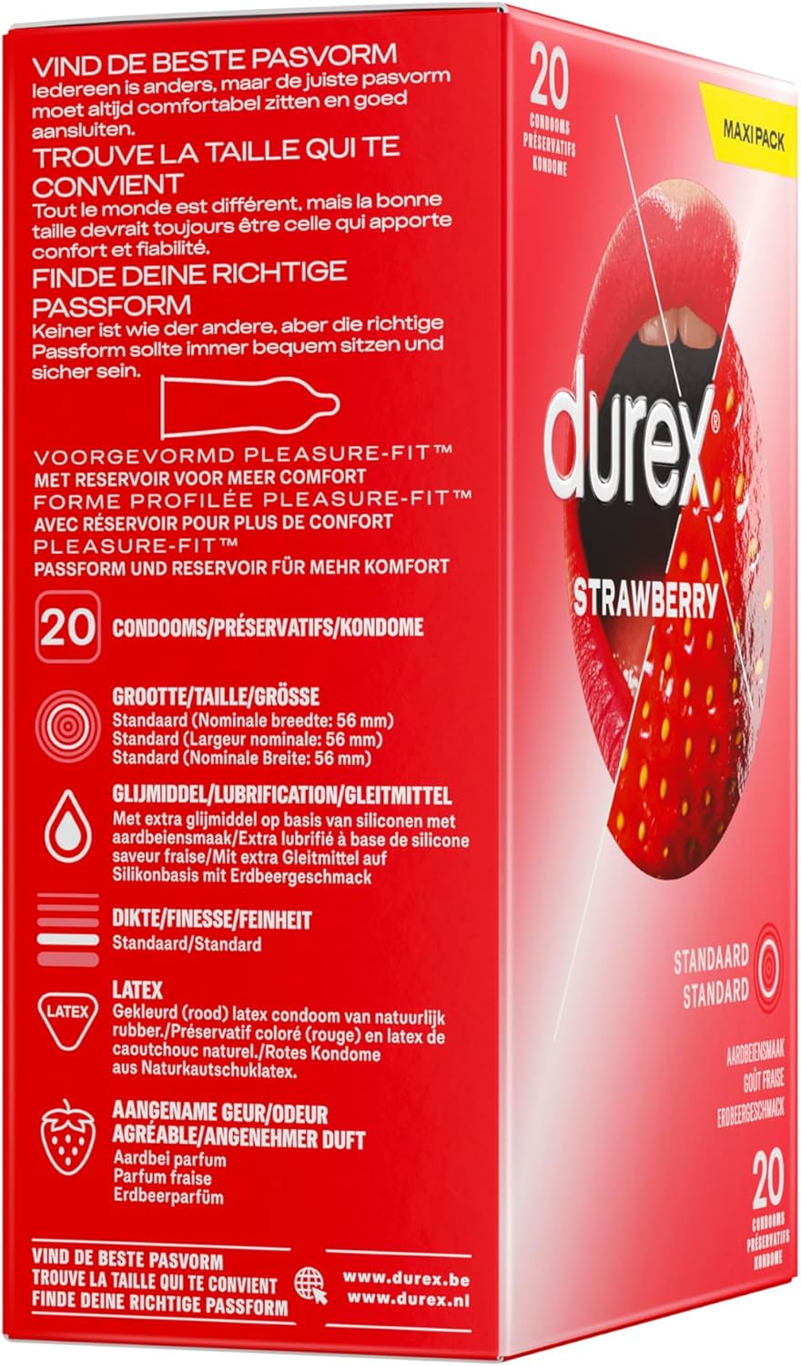 Durex Condooms Strawberry 20 Stuks