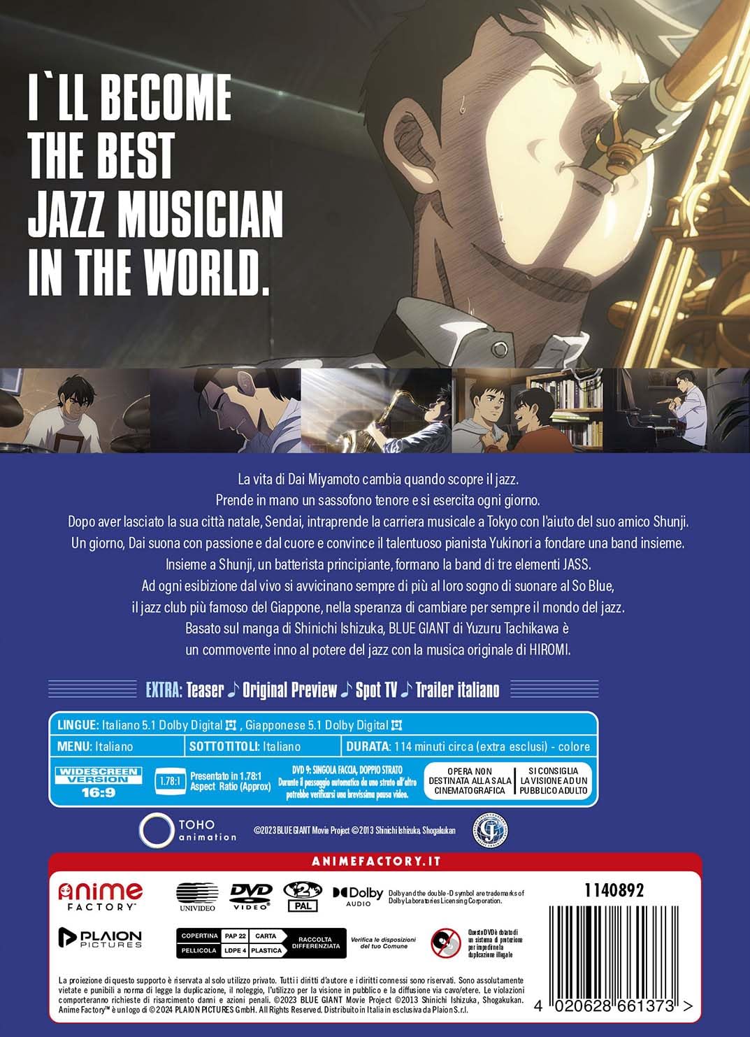 Blue Giant (DVD + card