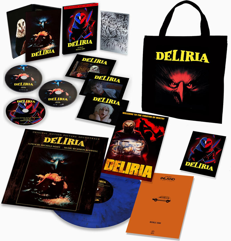 Deliria (Ultra Limited Bag Edition 100 Copie) (Blu-Ray+Dvd+Cd+Lp+Book) - (Italian Import)