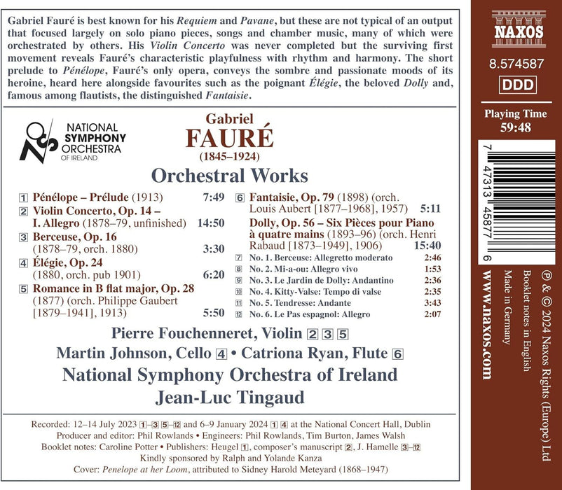 Fauré: Violin Concerto