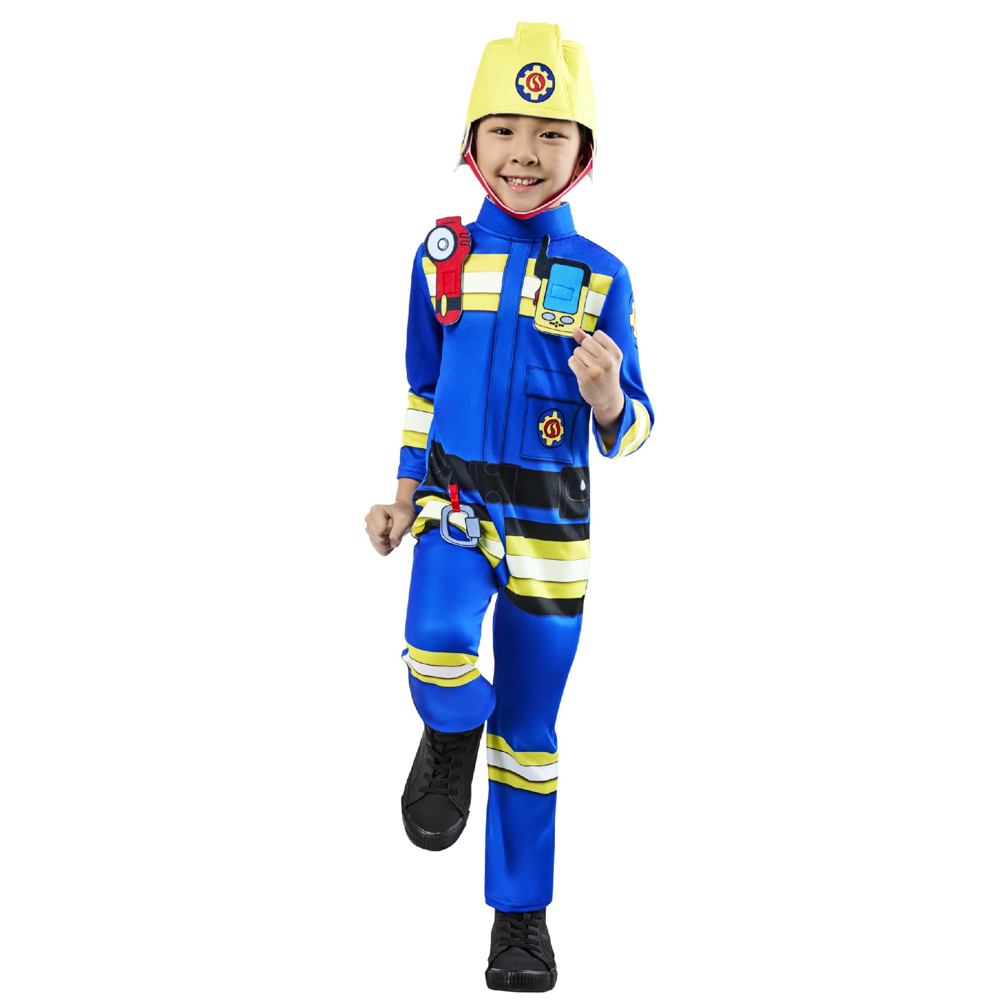 Rubie's Official Fireman Sam Childs Costume, Kids Fancy Dress, Age 2-3 Years
