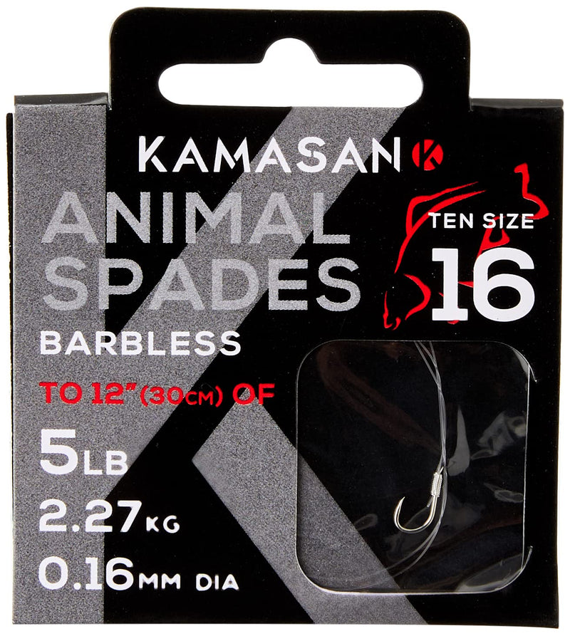 Kamasan Kamasan Animal Barbless Heavy HTN sz16 3lb 10x10pack