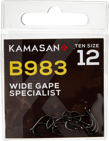 Kamasan Kamasan Eyed Hook B983 sz12 10x20pack