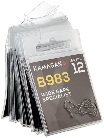 Kamasan Kamasan Eyed Hook B983 sz12 10x20pack