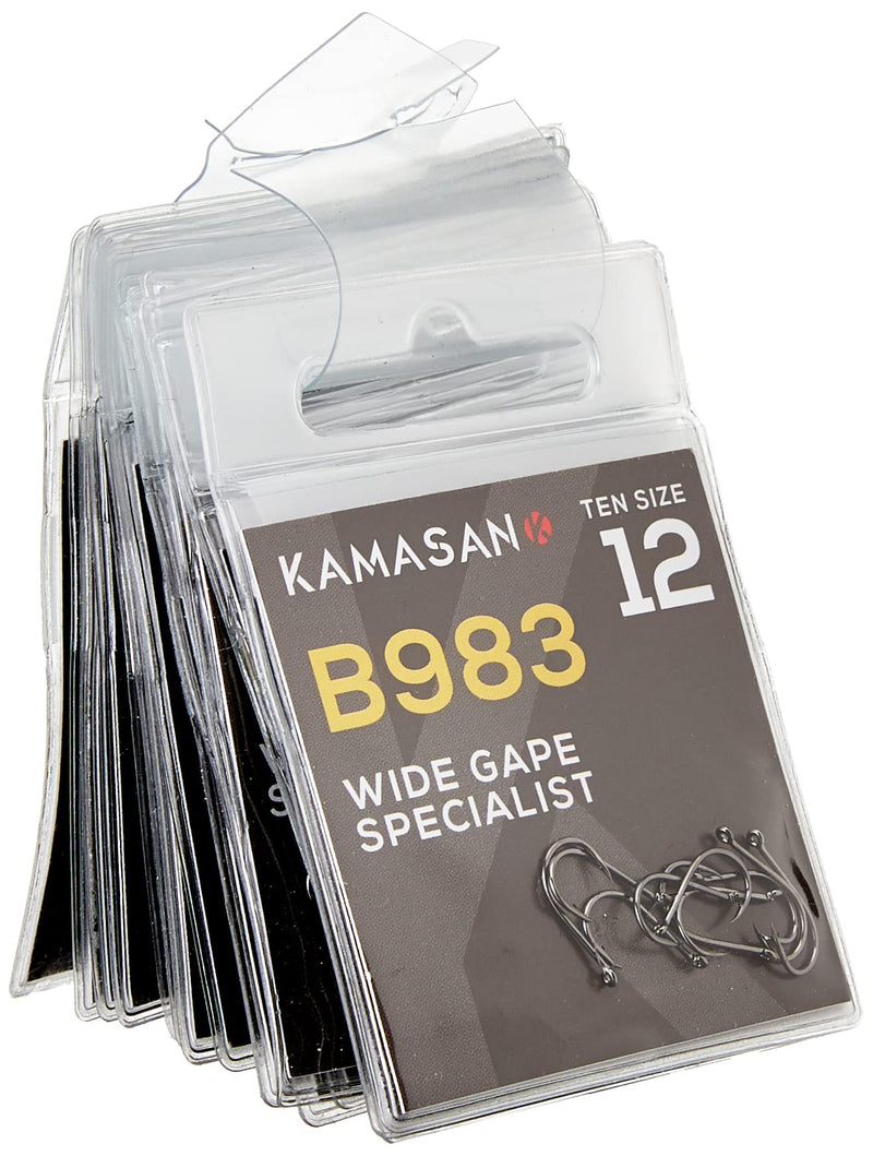 Kamasan Kamasan Eyed Hook B983 sz12 10x20pack