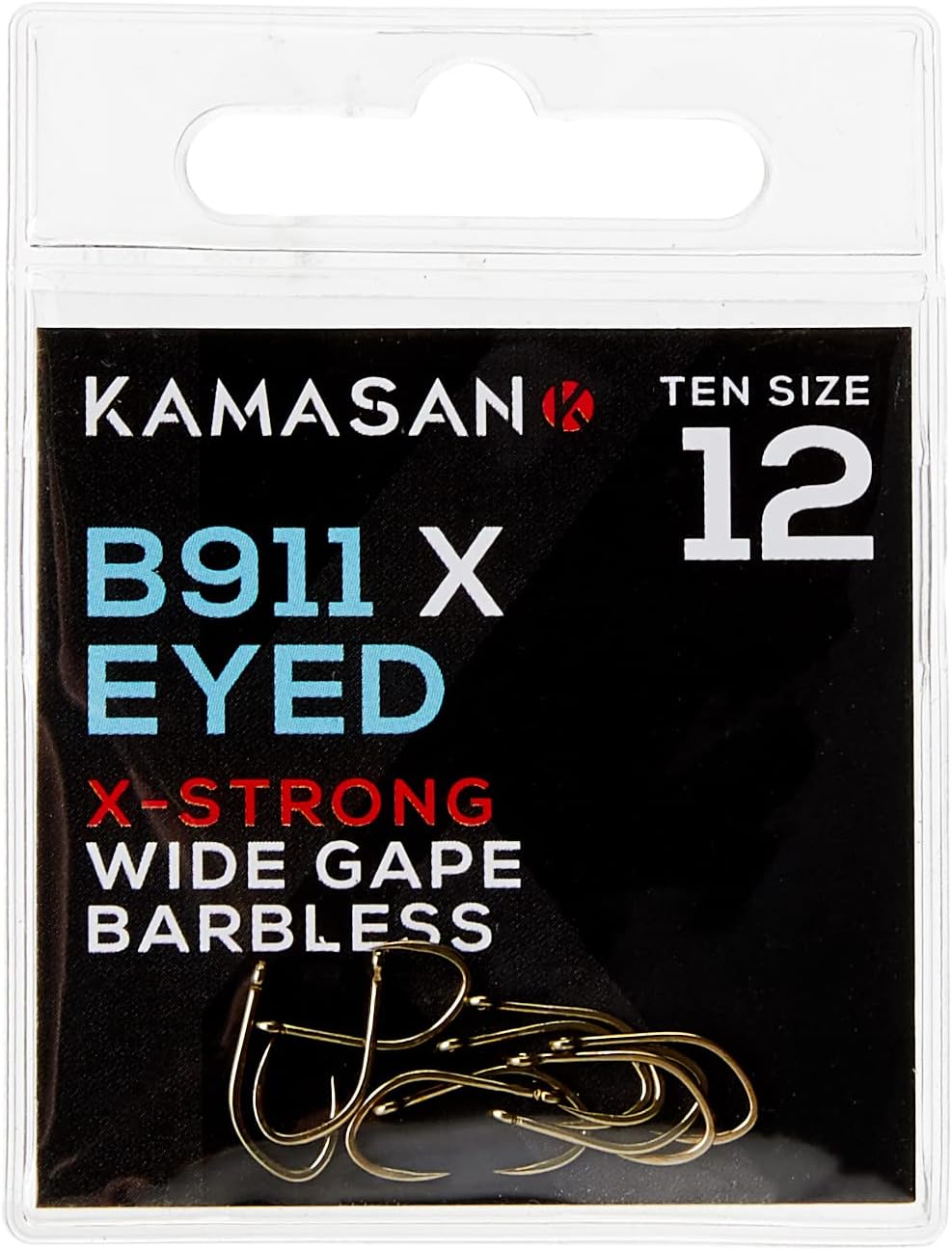 Kamasan Kamasan B911-X Eyed Size12  10x20pk
