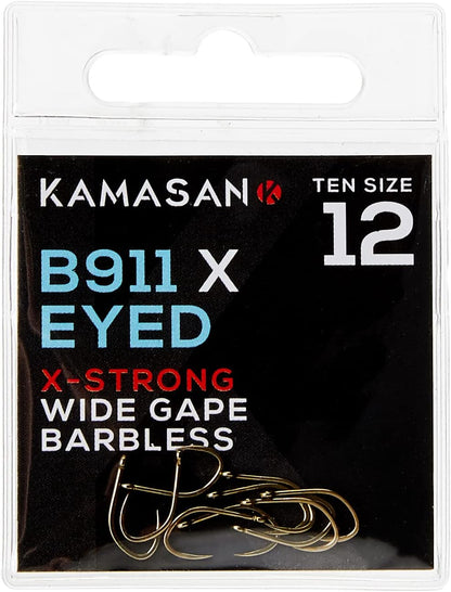 Kamasan Kamasan B911-X Eyed Size12  10x20pk