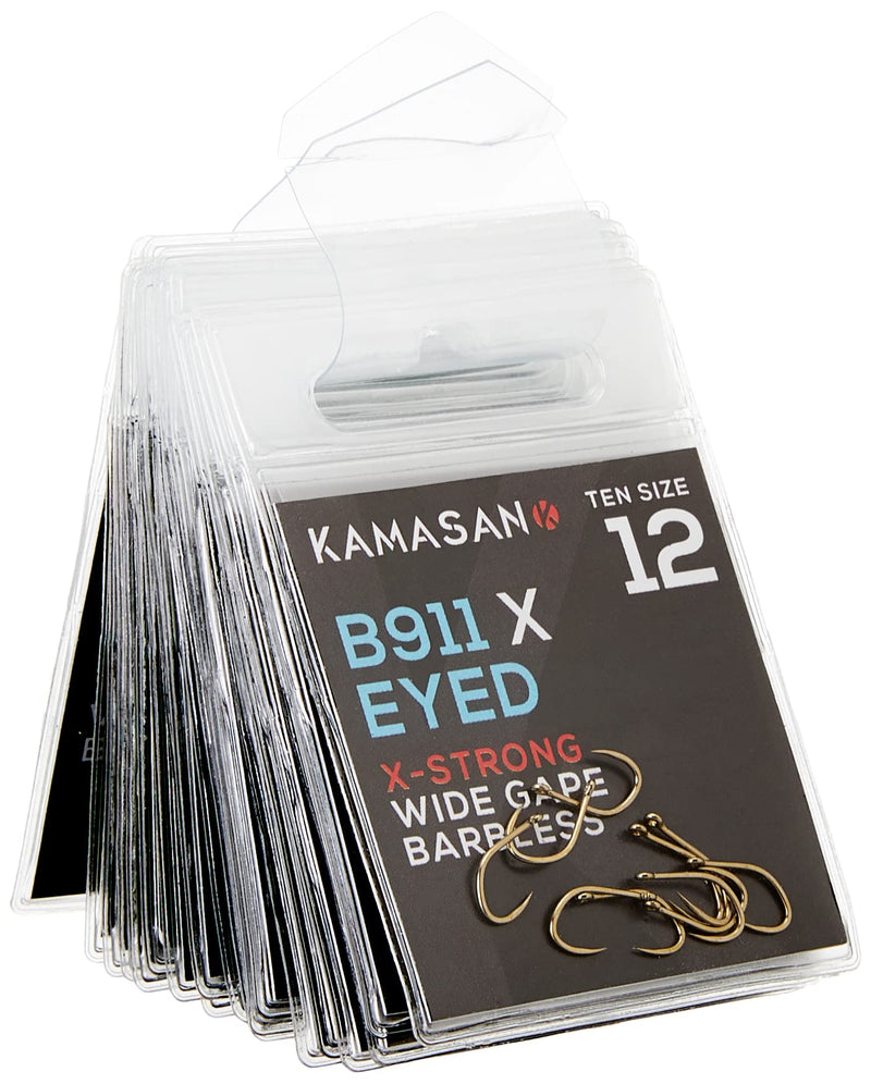 Kamasan Kamasan B911-X Eyed Size12  10x20pk