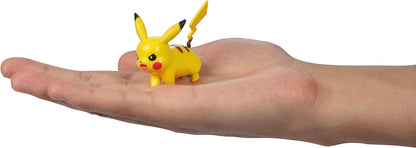 Pokémon Battle bereit! Figure Set Spielzeug, 6 Stücke - Inklusive 4.5" Ash & Launching Pikachu, 2" Charmander, 2" Rowlet, 2" Piplup, 2" Zorua - Officially Lizenz - Geschenk für Kinder, Jungen &