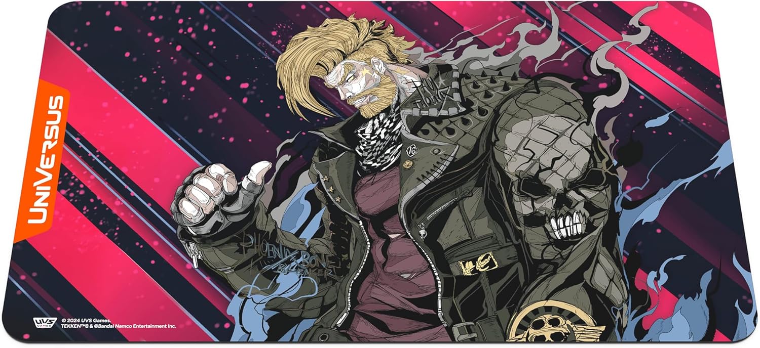 UniVersus: Tekken 8: Paul Playmat - 24 x 14 Neoprene Mat,, Rubber Backing, Tabletop Card Game Accessory, UVS Games, Licensed