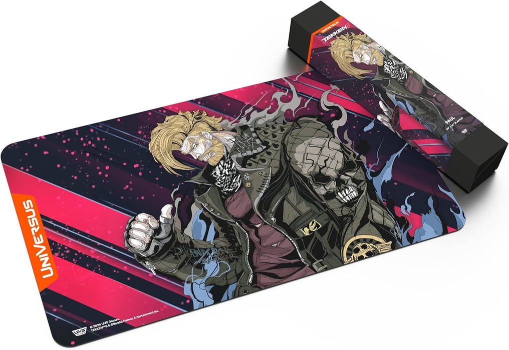 UniVersus: Tekken 8: Paul Playmat - 24 x 14 Neoprene Mat,, Rubber Backing, Tabletop Card Game Accessory, UVS Games, Licensed