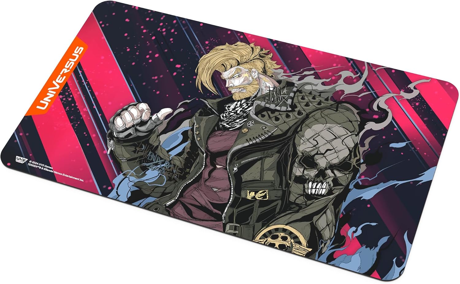 UniVersus: Tekken 8: Paul Playmat - 24 x 14 Neoprene Mat,, Rubber Backing, Tabletop Card Game Accessory, UVS Games, Licensed