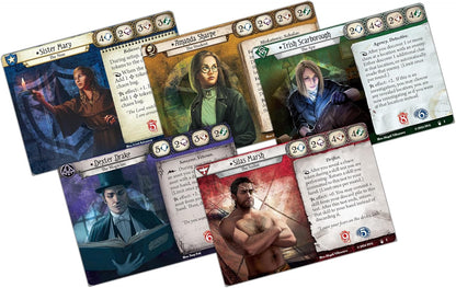 Arkham Horror The Card Game The Innsmouth Conspiracy INVESTIGATOR EXPANSION - includes Five Unique Investigators! Cooperative LCG, Ages 14+, 1-4 Players, 1-2 Hr Playtime, Made by Fantasy Flight Games