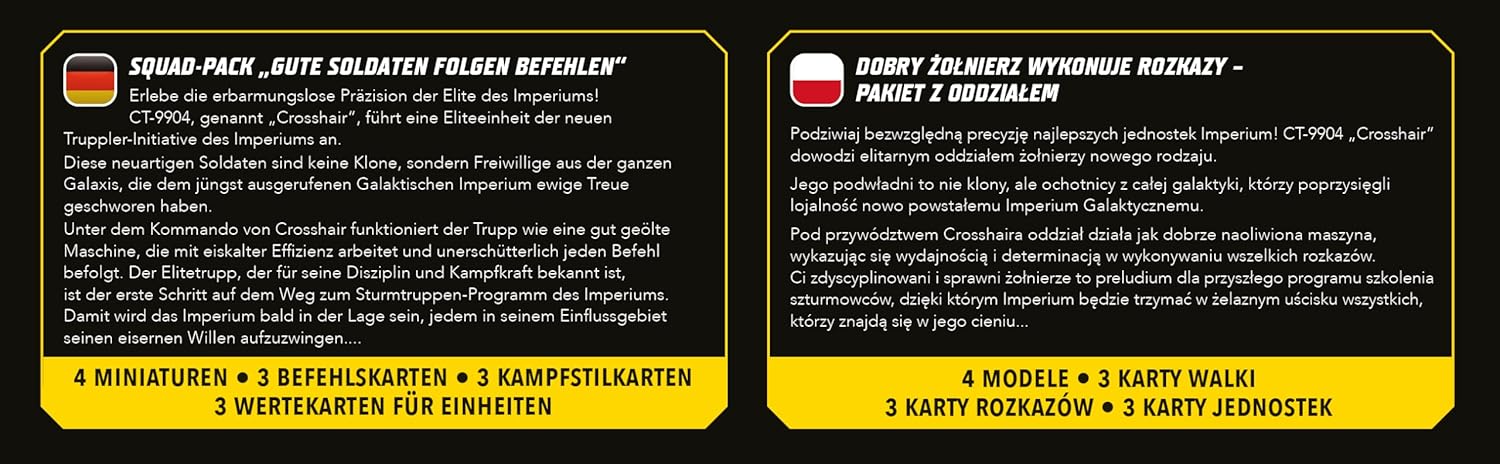 Atomic Mass Games | Star Wars Shatterpoint: Good Soldiers Follow Orders | Expansión de Miniaturas | A Partir de 14 Años | para 2 Jugadores | 90 Minutos por Partida | Multilenguaje (Incluye Español