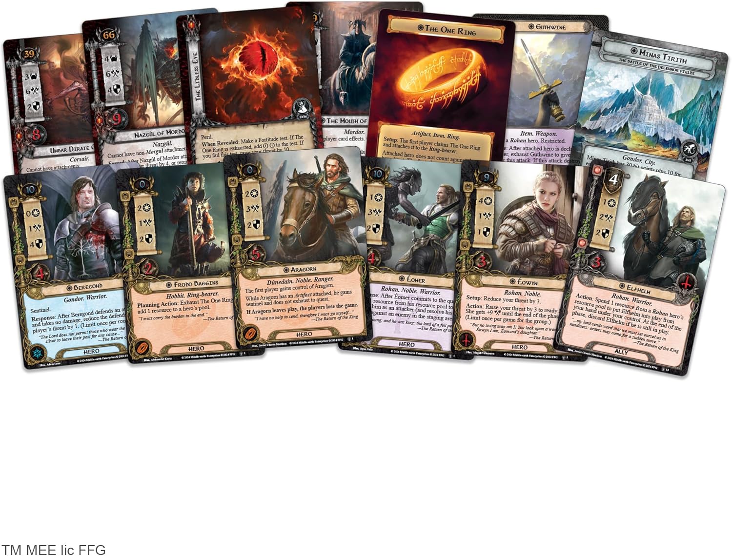 Fantasy Flight Games | The Lord of the Rings LCG: The Return of the King Saga Expansion | Card Game | Ages 14+ | 1-4 Players | 30-90 Minutes Playing Time