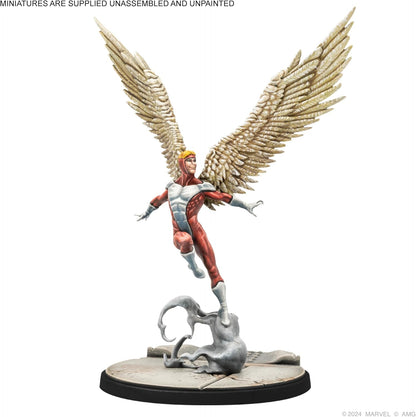 Atomic Mass Games | Marvel Crisis Protocol: Angel & Archangel | Expansión de Miniaturas | A Partir de 14 Años | para 2 Jugadores | 90 Minutos por Partida | Multilenguaje (Incluye Español