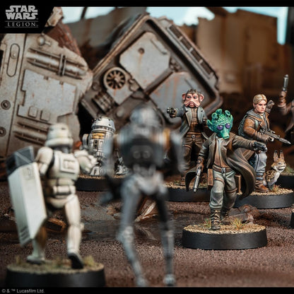 ATOMIC MASS GAMES | Star Wars Legion: Rebel Sleeper Cell UNIT EXPANSION | Miniatures Board Game | Ages 14+ | 1-2 Players | 90+ Minutes Playing Time