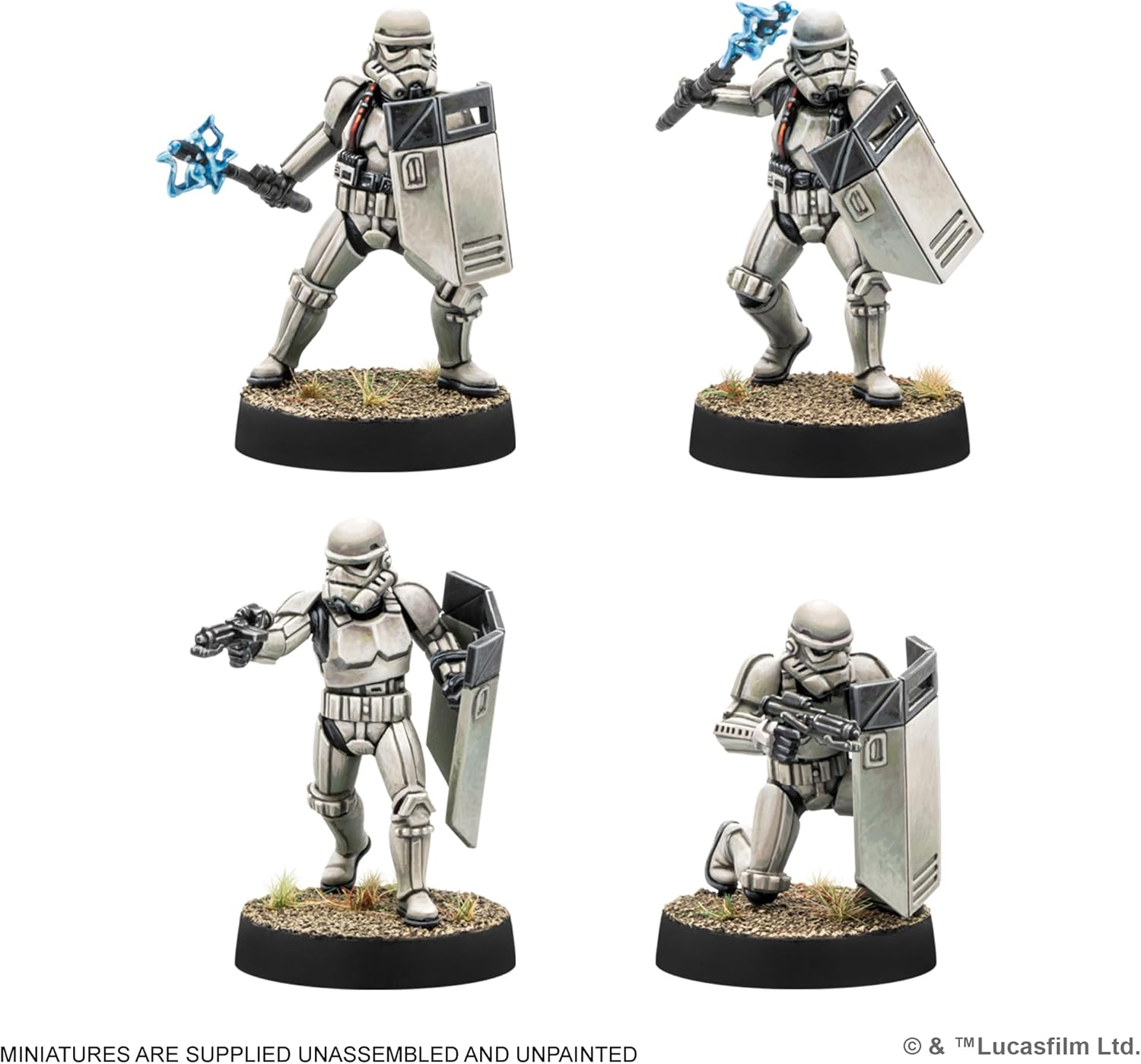 ATOMIC MASS GAMES | Star Wars Legion: Imperial Riot Control Squad UNIT EXPANSION | Miniatures Board Game | Ages 14+ | 1-2 Players | 90+ Minutes Playing Time