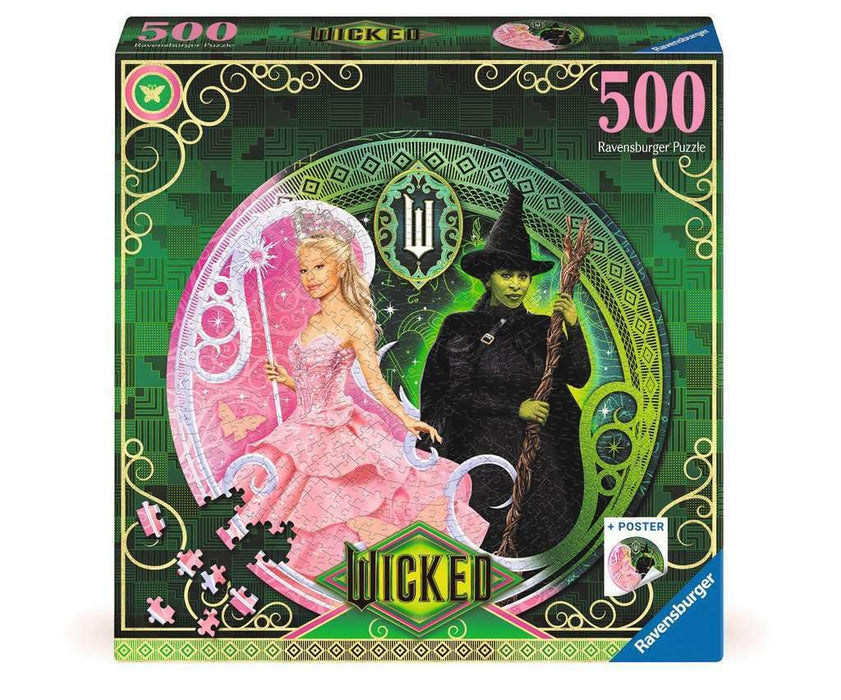 Ravensburger 12001276 - Wicked Act 1-500 pieces jigsaw puzzle – Puzzle for adults and kids age 12 years up, jigsaw for Wicked fans