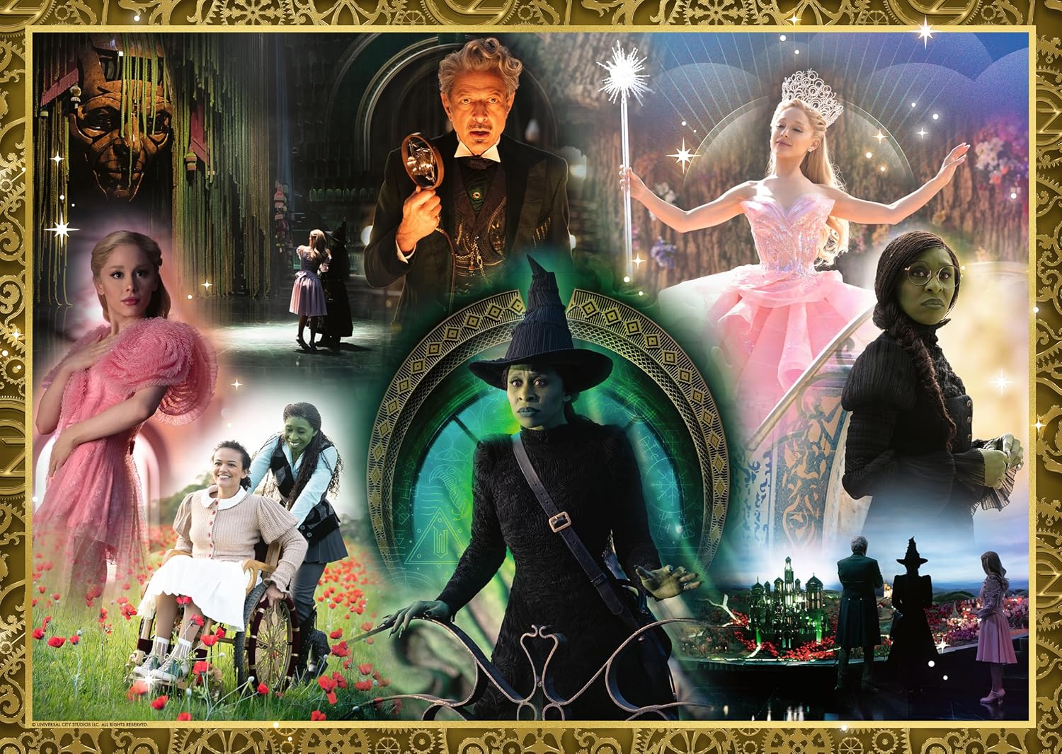 Ravensburger 12001277 - Wicked Act 1-1000 pieces jigsaw puzzle – Puzzle for adults and kids age 14 years up, jigsaw for Wicked fans