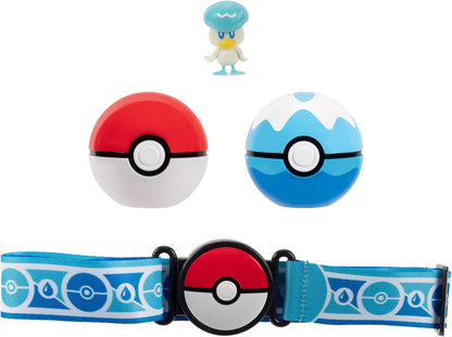 Pokemon Pokémon Clip 'N' Go Belt Set - Quaxly & Bulbasaur - Official Playset for Children 4+