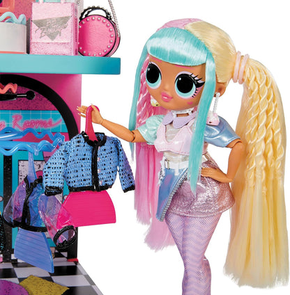 L.O.L. Surprise 580652EUC LOL OMG Mall UNbox 50+ Surprises-2 Floors, Spinning Features & Cafe-Collectable-Suitable for Kids from 4 Years Single