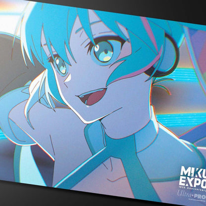 Ultra PRO 10th Anniversary - Hatsune Miku Flight Standard Gaming Playmat for Magic The Gathering, Card Games, Mousepad - Full-Color Gaming Mat for MTG, Trading Cards, Ideal for Pokemon Cards Fans