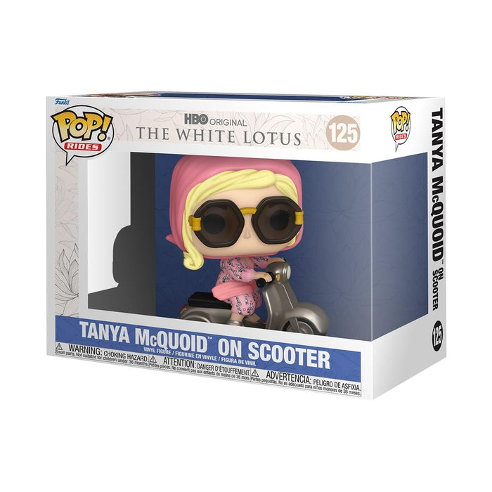 Funko Pop! Rides: White Lotus - Tanya McQuoid on Scooter on Scooter - Collectable Vinyl Figure - Gift Idea - Official Merchandise - Toys for Kids & Adults - TV Fans - Model Figure for Collectors