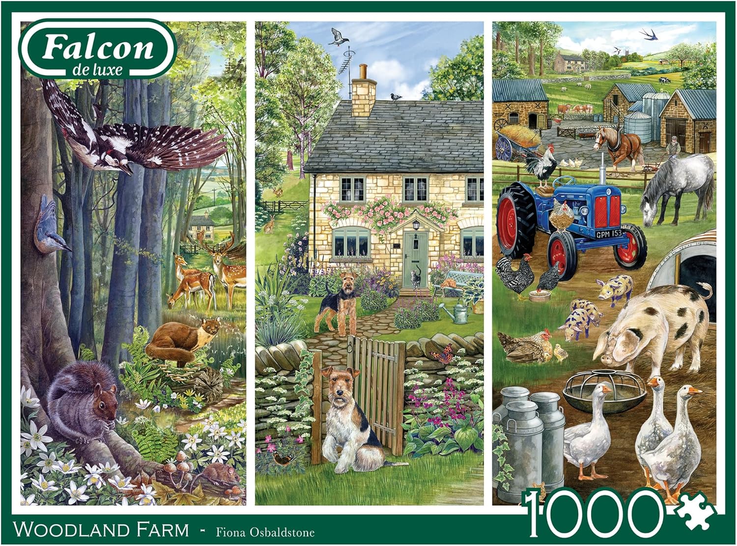 Jumbo 1110500242 Puzzle, Bunt