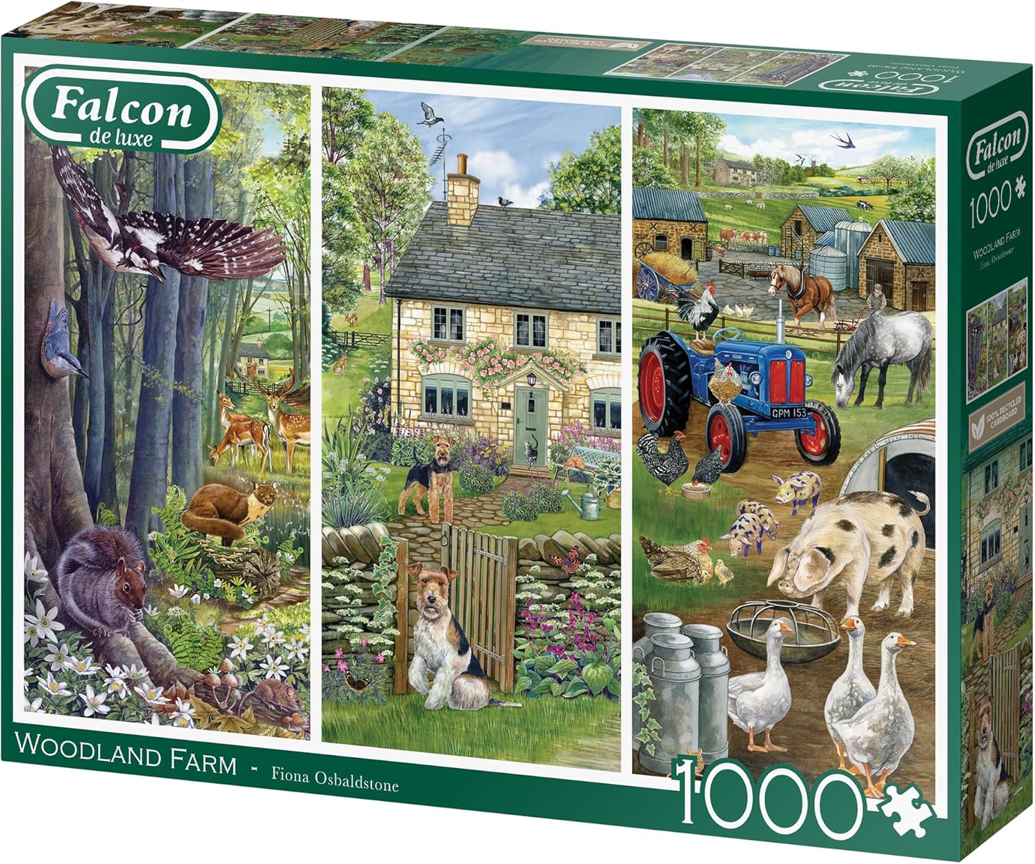 Jumbo 1110500242 Puzzle, Bunt