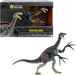 Mattel Jurassic World Hammond Collection Tericinosaurio, Figura de acción de dinosaurio de 43 cm de largo con garras largas, juguete de colección para adultos y fans +8 años, HXP73