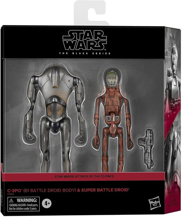 Star Wars The Black Series C-3PO Battle Droidenkörper B1 und Battle Droiden-Figuren, 15 cm