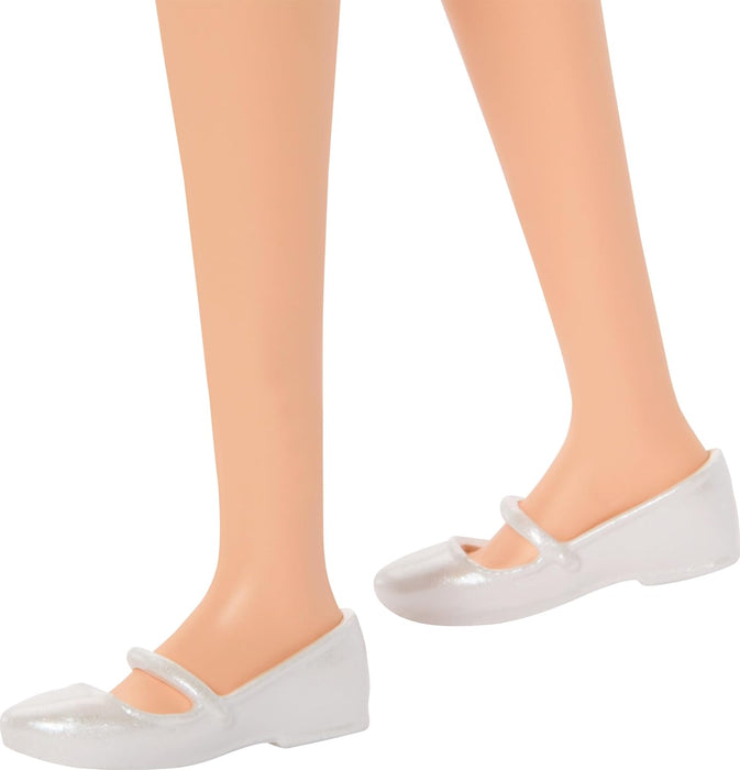 Barbie Fashionistas Doll #224 with Black Wavy Hair, Pink Gingham Dress & Accessories, 65th Anniversary Collectible Fashion Doll