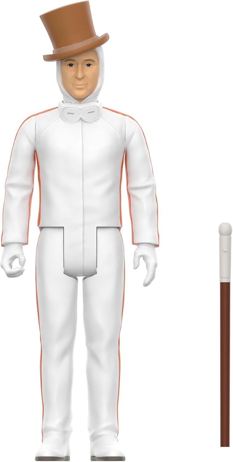 Super7 Willy Wonka & The Chocolate Factory Reaktionsfiguren Wave 03 - Willy Wonka (White Suit) Actionfigur