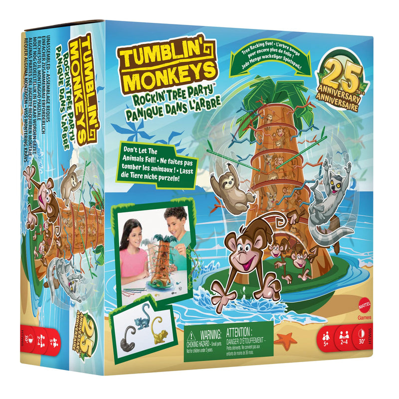 Tumblin’ Monkeys Rockin’ Tree Party Game for Family Nights, Game Nights, Travel & Camping, HTW65
