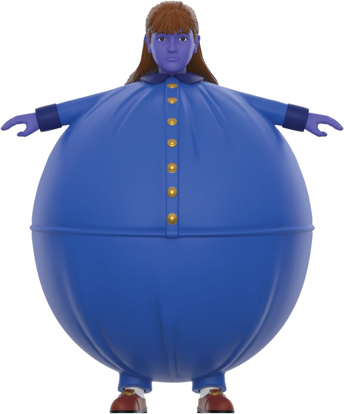 Super7 Willy Wonka & The Chocolate Factory Reaktionsfiguren Wave 03 - Violet Beauregarde (Blueberry) Actionfigur