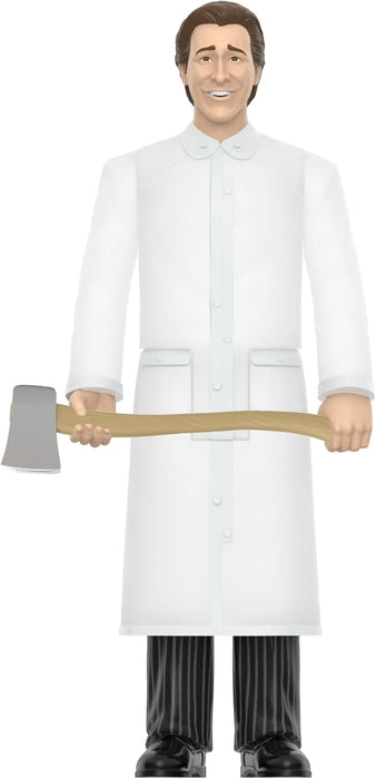 SUPER7 American Psycho Patrick Bateman (Raincoat) - 3.75" American Psycho Action Figure with Accessory Classic Movie Collectibles and Retro Toys