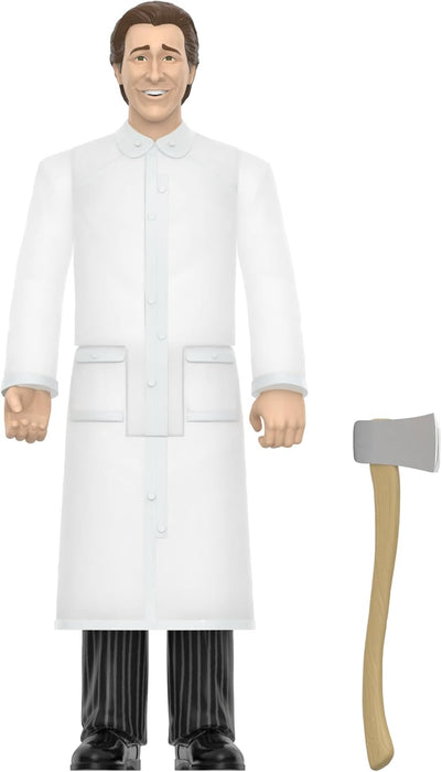 SUPER7 American Psycho Patrick Bateman (Raincoat) - 3.75" American Psycho Action Figure with Accessory Classic Movie Collectibles and Retro Toys