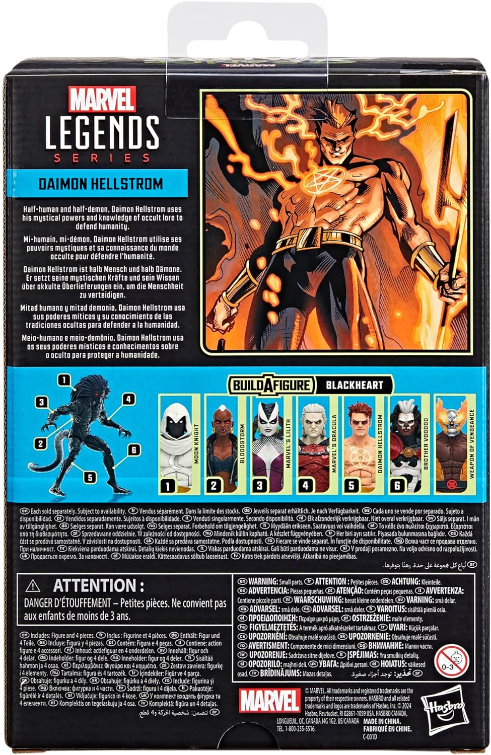 Marvel Legends Series Strange Tales Daimon Hellstrom Comics Action Figure