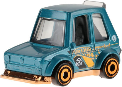 Hot Wheels Pearl and Chrome Series 1/64 Scale Tooned Golf Mk1 4/6 HVX07 Diecast Collectors Model Car