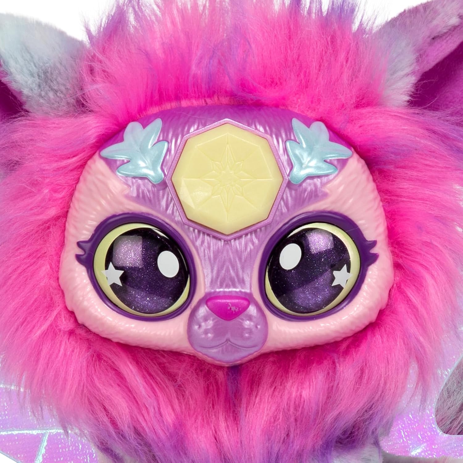 Magic Mixies Magical Gem Surprise Cauldron, With New Shimmer Eyes! Reveal an Mixie Plushie from the Fizzing Cauldron and Discover 2 Magical Lunar Gem Surprises!