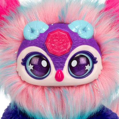 Magic Mixies Magical Gem Surprise Cauldron, With New Shimmer Eyes! Reveal an Mixie Plushie from the Fizzing Cauldron and Discover 2 Magical Lunar Gem Surprises!