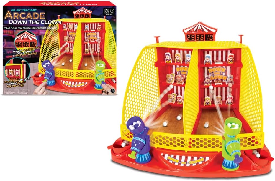 Ambassador- Electronic Arcade Down The Clown Juego, Multicolor, Large (GA2103