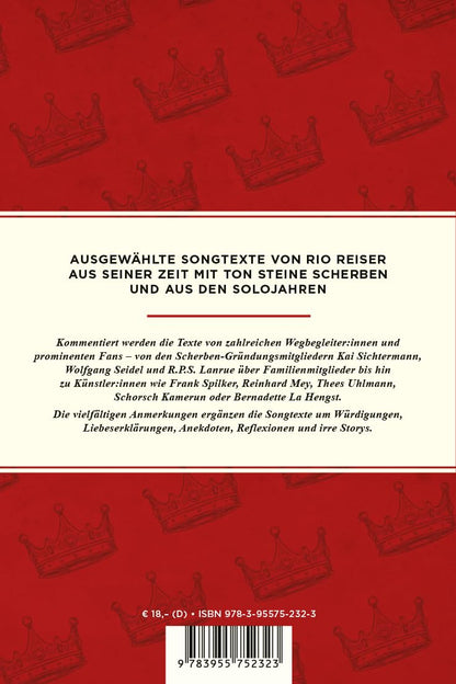 ICH WILL ICH SEIN (AUSGEWAHLTE SONGTEXTE)