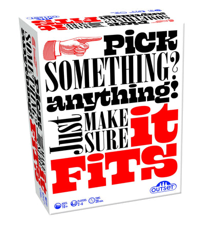 Outset Media It Fits - The Hilarious Party Game - 2 to 6 Players Ages 10 and up