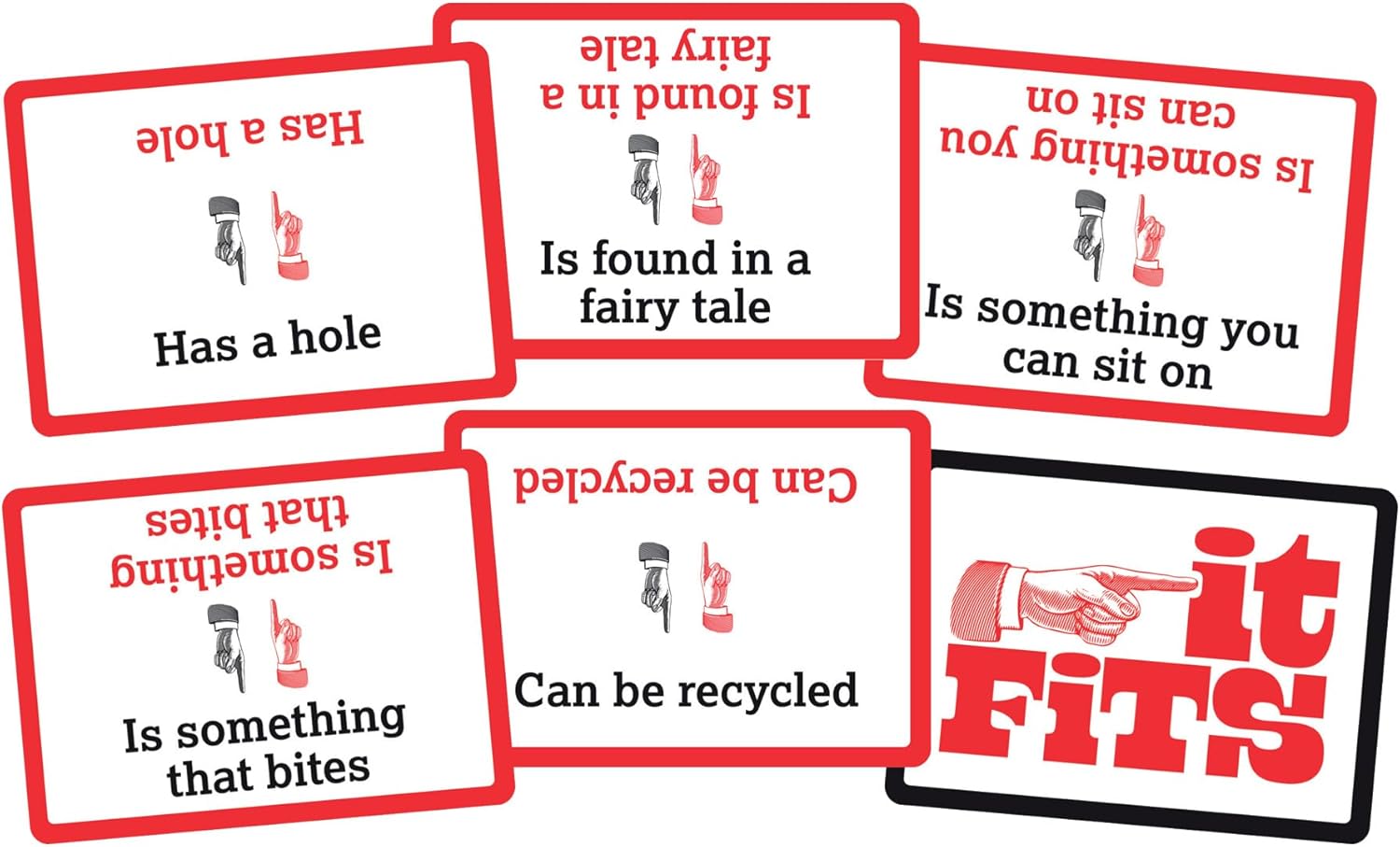 Outset Media It Fits - The Hilarious Party Game - 2 to 6 Players Ages 10 and up