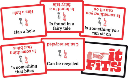 Outset Media It Fits - The Hilarious Party Game - 2 to 6 Players Ages 10 and up
